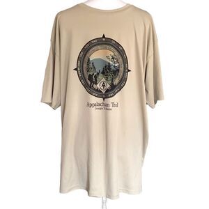 American BackCountry Appalachian Trail Maine to Georgia Performance Tee Sz XL